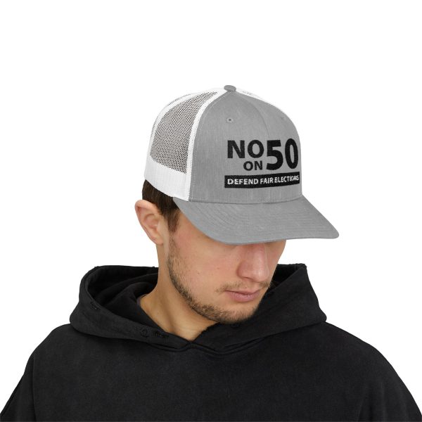 Trucker Cap | No on 50 - Image 3